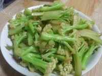 家常菜炒花菜