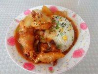 自己做的鸡肉咖喱饭