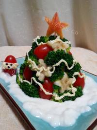 DIY圣诞树沙拉