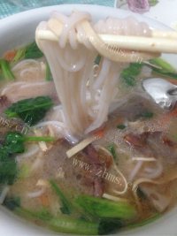 美味菠菜牛肉粉做法图解8)