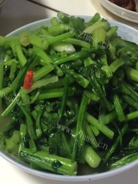 家常菜炒菜心