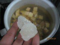 美味的红薯绿豆汤做法图解6)