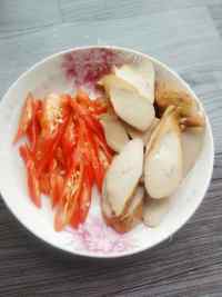荤菜素鸡回锅肉做法图解3)