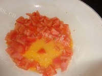家常菜番茄菜花做法图解4)