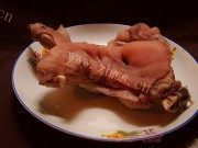 家常菜手撕猪手做法图解3)