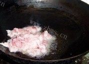 家常菜鲜蘑肉片做法图解8)