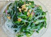 粉丝炝菠菜