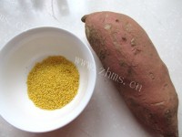 美味的红薯小米粥做法图解1)