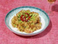 家常菜素炒有机菜花