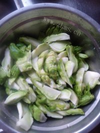 家常菜炒菜心做法图解1)