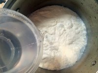 美味的蓝莓双皮奶做法图解3)