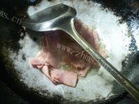 培根炒蚕豆做法图解5)