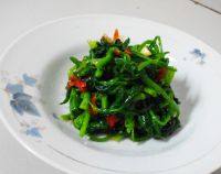 家常菜凉拌芹菜叶