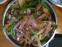 家常菜青椒洋葱回锅肉