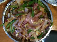 家常菜青椒洋葱回锅肉