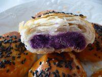 自制苏式紫薯月饼