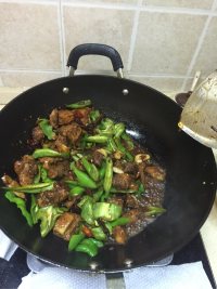 家常菜青椒炒鸡