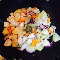 美味的咖喱鸡肉做法图解6)