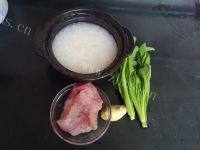 美味早餐芥菜瘦肉粥做法图解1)