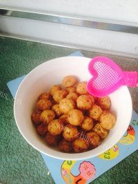 炸豆腐鲜肉小丸子做法图解12)