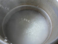 美味的油菜蕻鲍鱼大米粥做法图解9)