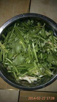 家常菜清炒豆皮做法图解3)