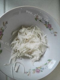 营养健康的小虾萝卜丝饼做法图解2)