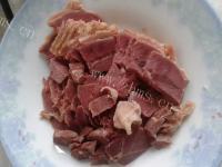 家常菜青椒牛肉片做法图解1)
