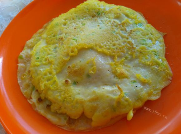 五味俱全的鸡蛋煎饼