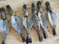 美味的蒜蓉粉丝蒸大虾做法图解4)