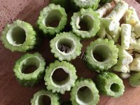 家常菜苦瓜酿做法图解1)