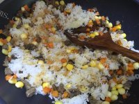 美味牛肉粒焗饭做法图解10)