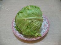 家常菜炝炒圆白菜做法图解1)
