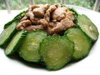 家常菜肉片炒黄瓜