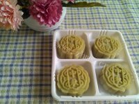 自制抹茶冰皮月饼