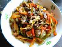 家常菜炒鸡杂