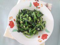 家常菜素炒菠菜