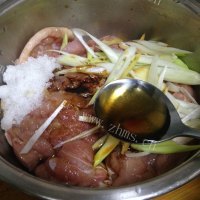 唇齿留香的香煎鸡腿做法图解5)