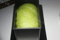 自制抹茶双色吐司做法图解24)
