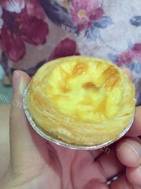 甜芬芒果葡萄干蛋挞#妙搭做法图解7)