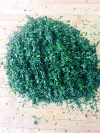 美味菠菜玉米面发糕做法图解2)