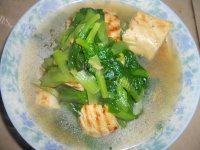 清淡的小白菜豆腐汤