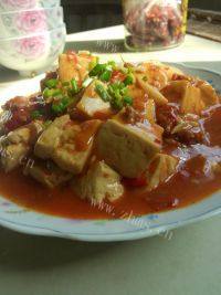 自制肉末烧豆腐
