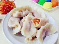 自己做的西红柿鸡蛋水饺