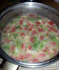 营养美食番茄生菜粥做法图解10)
