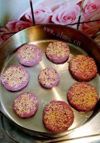 手工紫薯饼