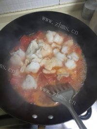 家常菜番茄龙利鱼做法图解4)