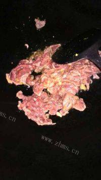 家常菜青椒牛肉做法图解3)