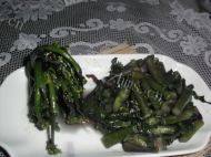 酱肉油菜柳做法图解5)