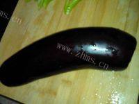家常菜青椒炒茄子做法图解1)